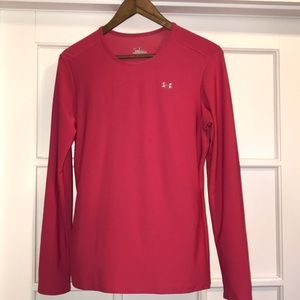Under Armour long sleeve pink activewear top A6
